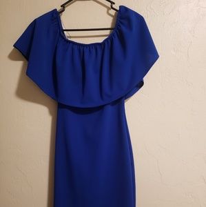 Blue dress